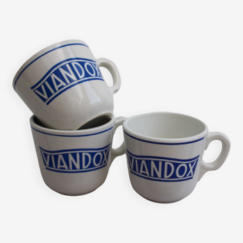 Set of 3 VIANDOX coffee cups