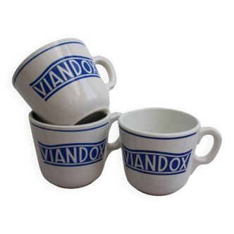 Lot de 3 tasses à café viandox