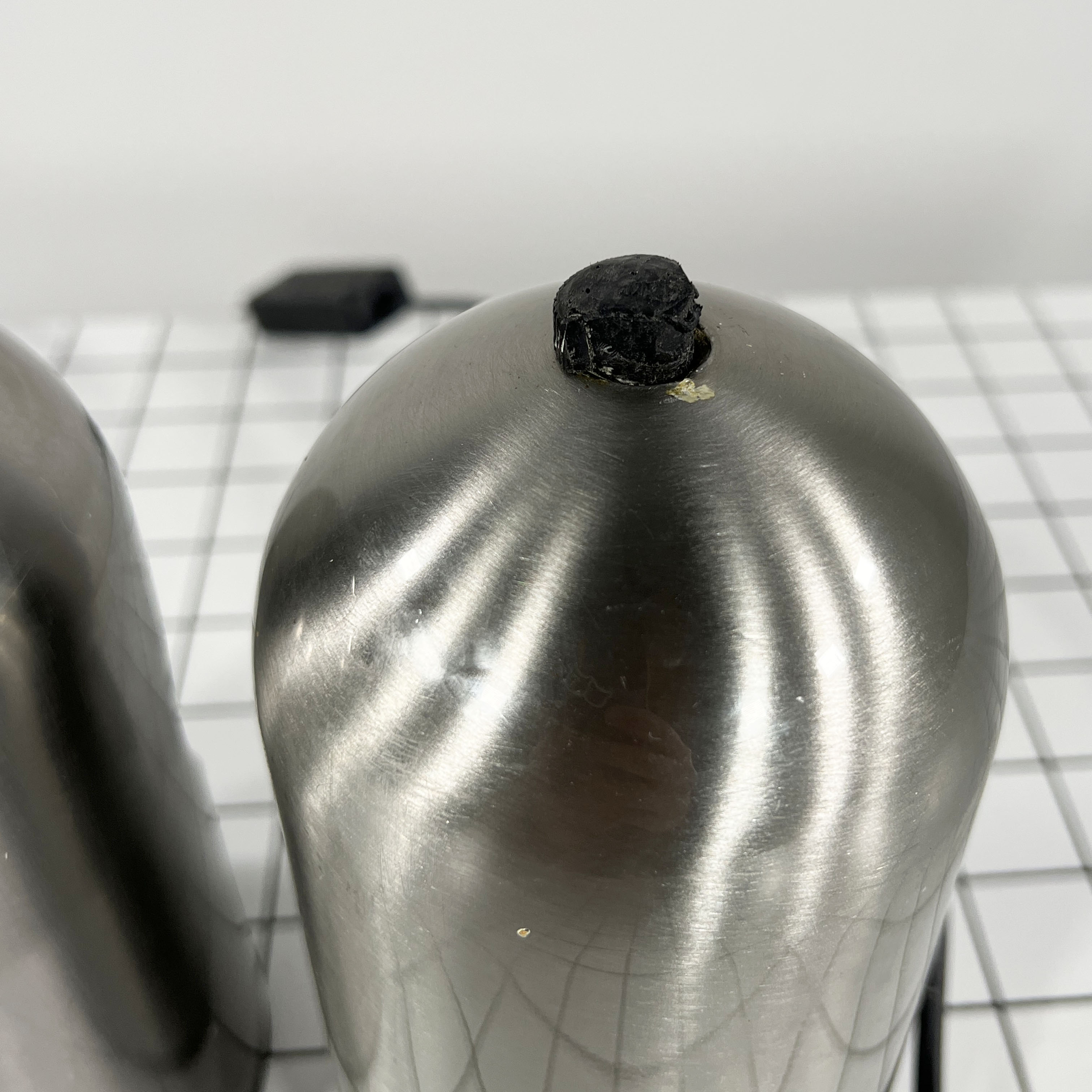 Pair of Selene chrome lamps by ABM, 1960