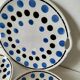 dish and 4 dessert plates K and G Lunéville