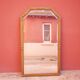 Beveled Art Deco mirror 129x75cm
