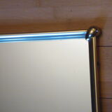 Mirror window, brass metal 31x61cm