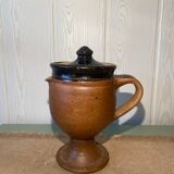 Stoneware pitcher signed Pierre Digan