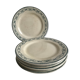 Lot de 8 assiettes plates en terre de fer