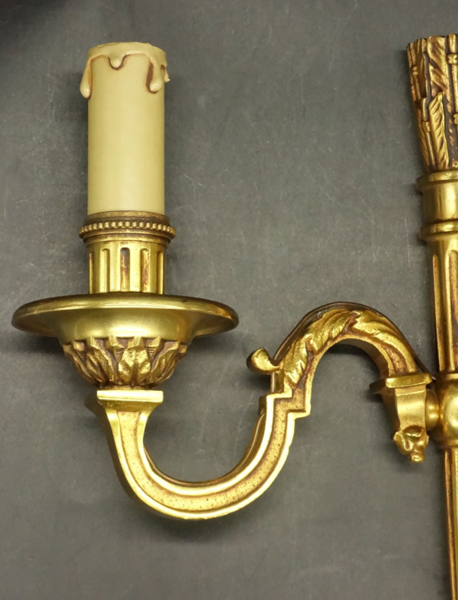 Pair of Louis XVI style wall sconces
