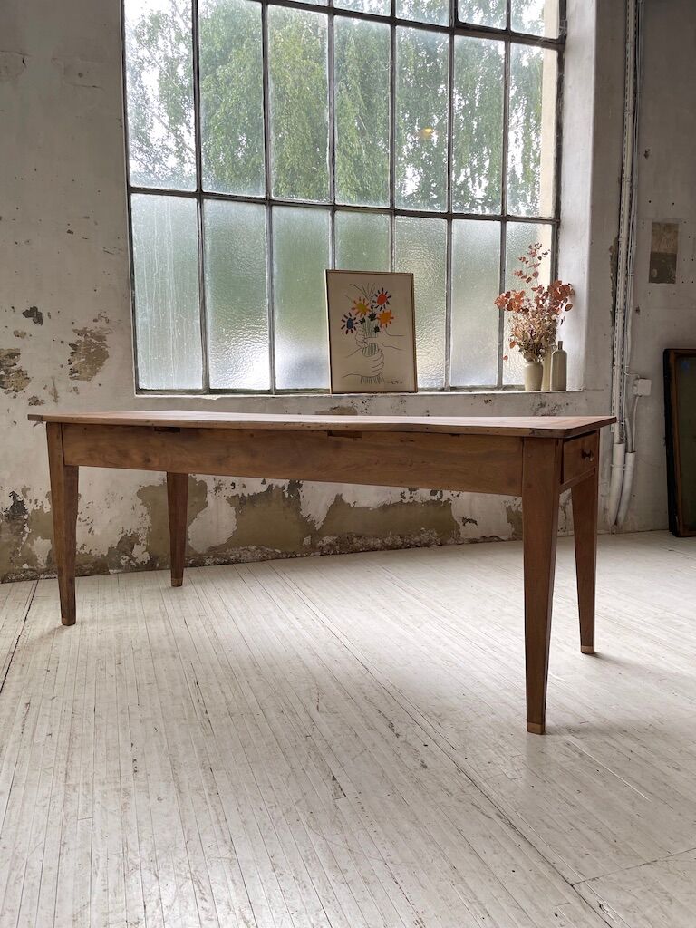 Walnut farm table 190cm