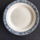 Assiette plate de Salins François 1er