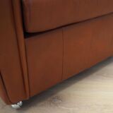 Leather armchair, Danish design, 1960s, production: Denmark