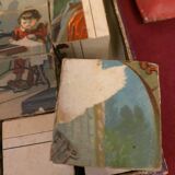 19th century wooden cube set