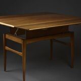 Table basse extensible suédoise du milieu du siècle | années 1950 | Emmaboda Möbelfabrik