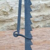 Fireplace rack, wrought iron