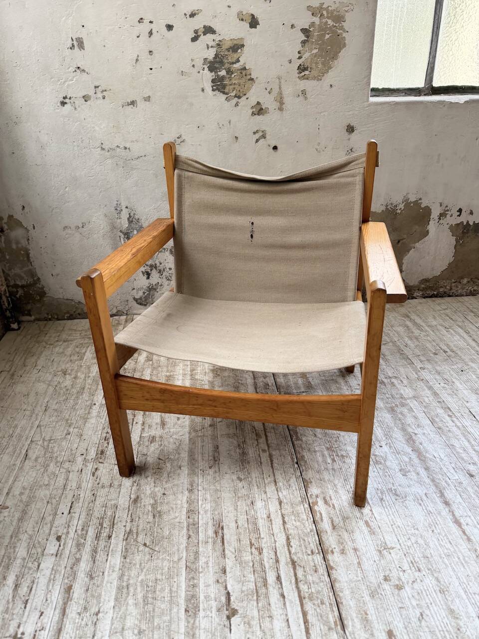 Safari chair in pine by Rold Rastad and Adolf Relling, 1960.
