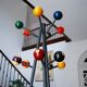 Vintage parrot coatrack