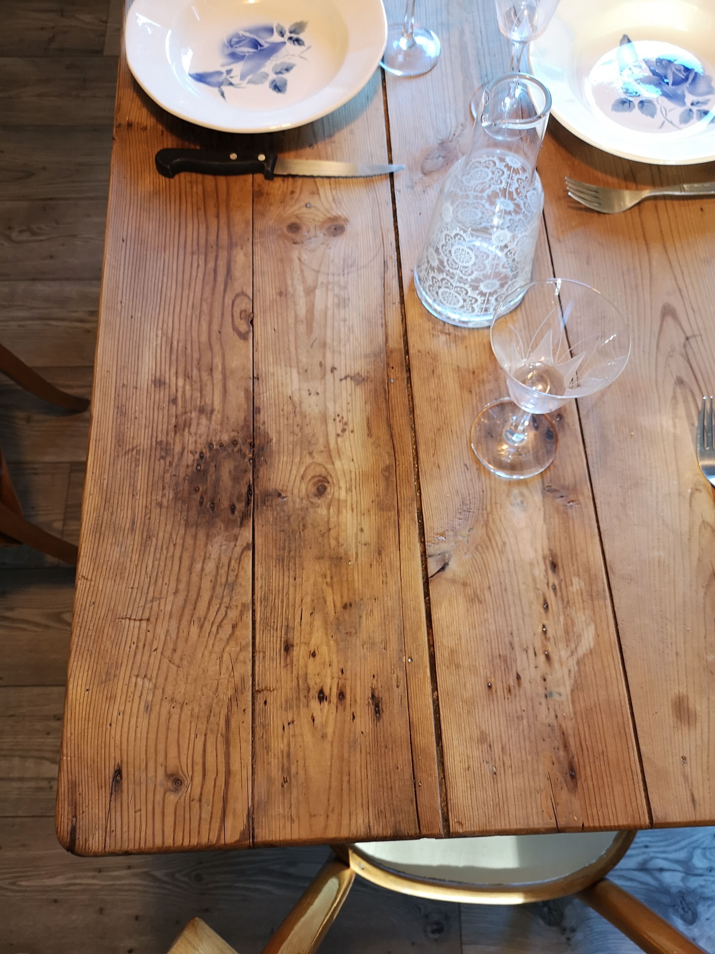 Vintage farm table