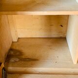 Vintage secretary on feet compass Scandinavian style, circa 50's