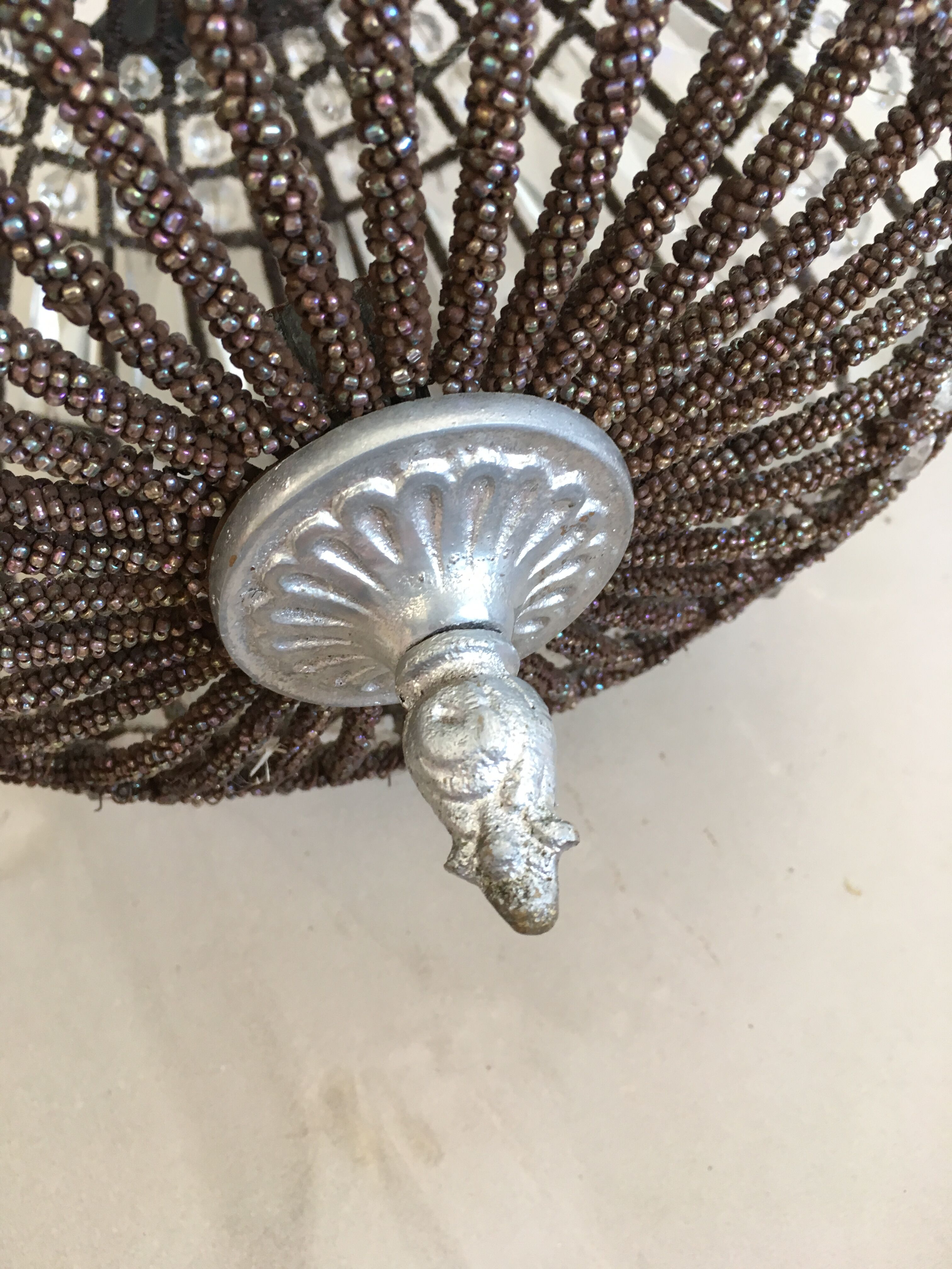 Old stamp ball hanging lamp