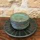 Set of 11 ceramic plates manufacture Upsala Ekeby