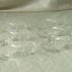 Set of 6 fish-shaped glass knife holder signed yer depose