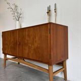 Vintage Danish sideboard teak with oak