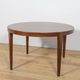 Mid-Century Round Rosewood Dining Table by Severin Hansen for Haslev Furnit