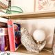 "Speckled dove" ceramic bird lamp, 1970