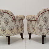 Pair of Mid-century Armchairs,Czechoslovakia,1950's.