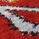 Ancient Berber carpet 125x225cm