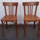 Pair of Baumann bistro chairs