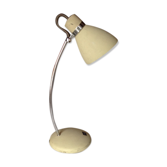 Vintage office lamp, beige