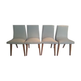 Chaises perle vintage scandinave