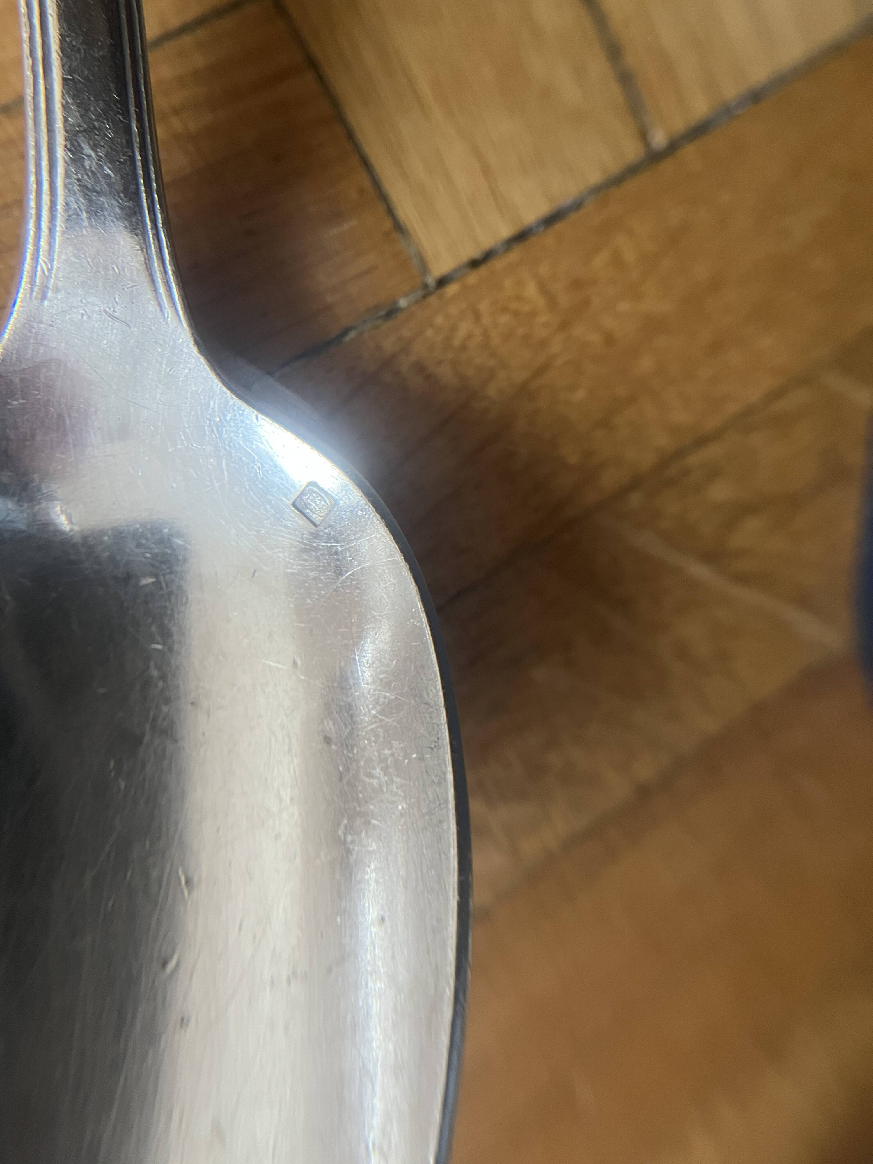 Christofle America model soup spoon