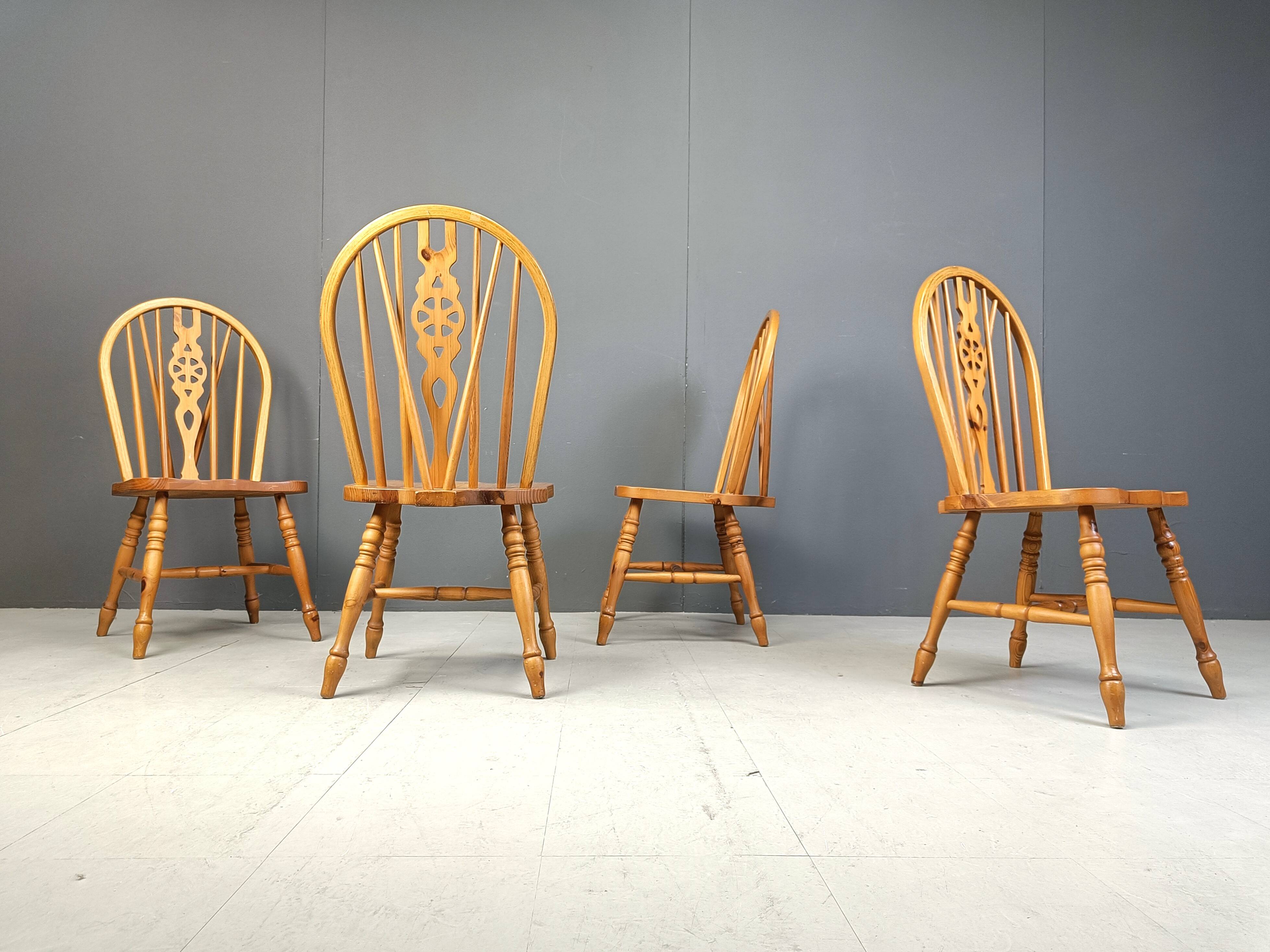 Set of 4 Vintage  Ercol Dining Chairs , 1950's
