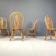 Set of 4 Vintage  Ercol Dining Chairs , 1950's