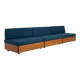 Danish teak modular sofa couch by France & Son mid-century design 60s