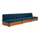 Canapé modulaire en teck danois par France & Son design des années 60