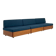 Danish teak modular sofa couch by France & Son mid-century design 60s