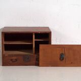 Ancient kodansu in Japanese cedar with compartments and lower drawer, early Taishō-Showa (circa 1915-1945) #24
