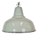 Industrial Grey Enamel Factory Pendant Lamp, 1960s