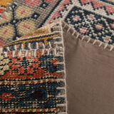 5x8 Handknotted Red Turkish Patchwork Rug, 242x173Cm