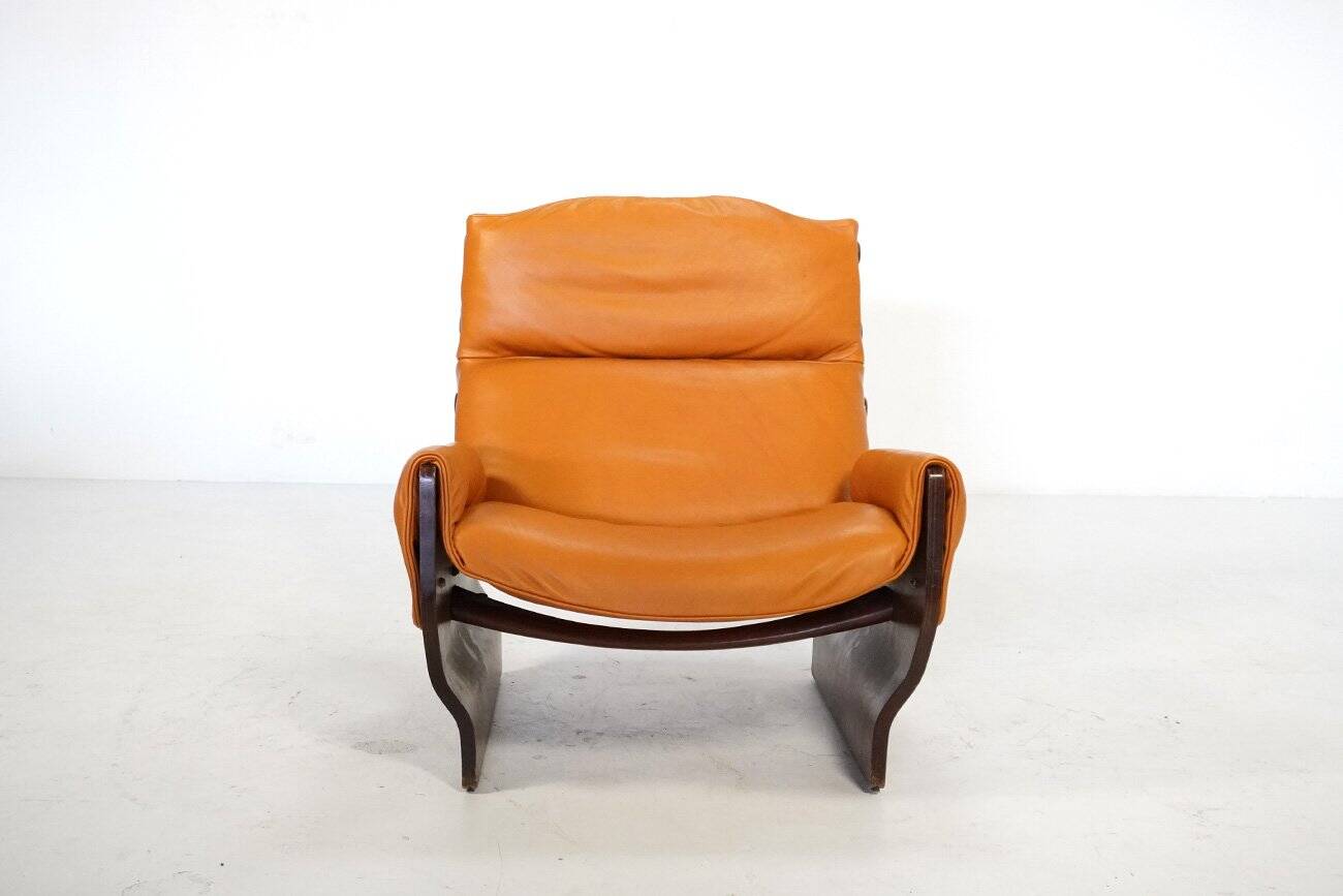 P110 Canada Lounge Chair by Osvaldo Borsani for Tecno, Italy, 1970s