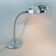 Lampe de table réglable chromée des années 1960, Italie