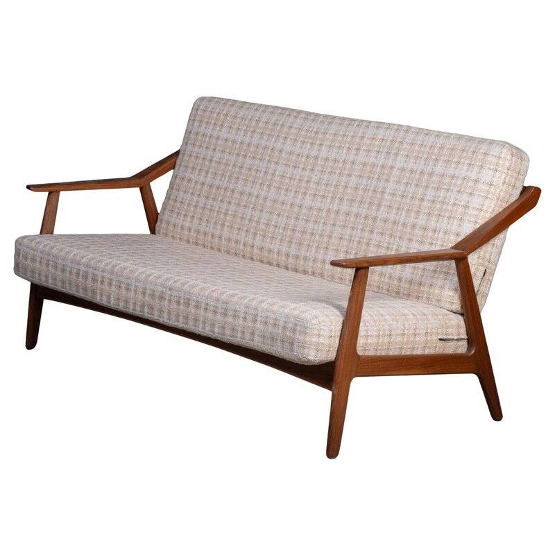 Teak Sofa attributed to H. Brockmann-Petersen for Randers Møbelfabrik, 1960s