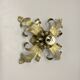 Florentine Gilded Brass Theatre Wall Light, Italy, 1960s