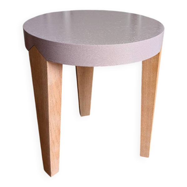 Table basse ou guéridon en chêne de Philippe Hurel