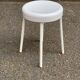 Vintage white stool from the 70s
