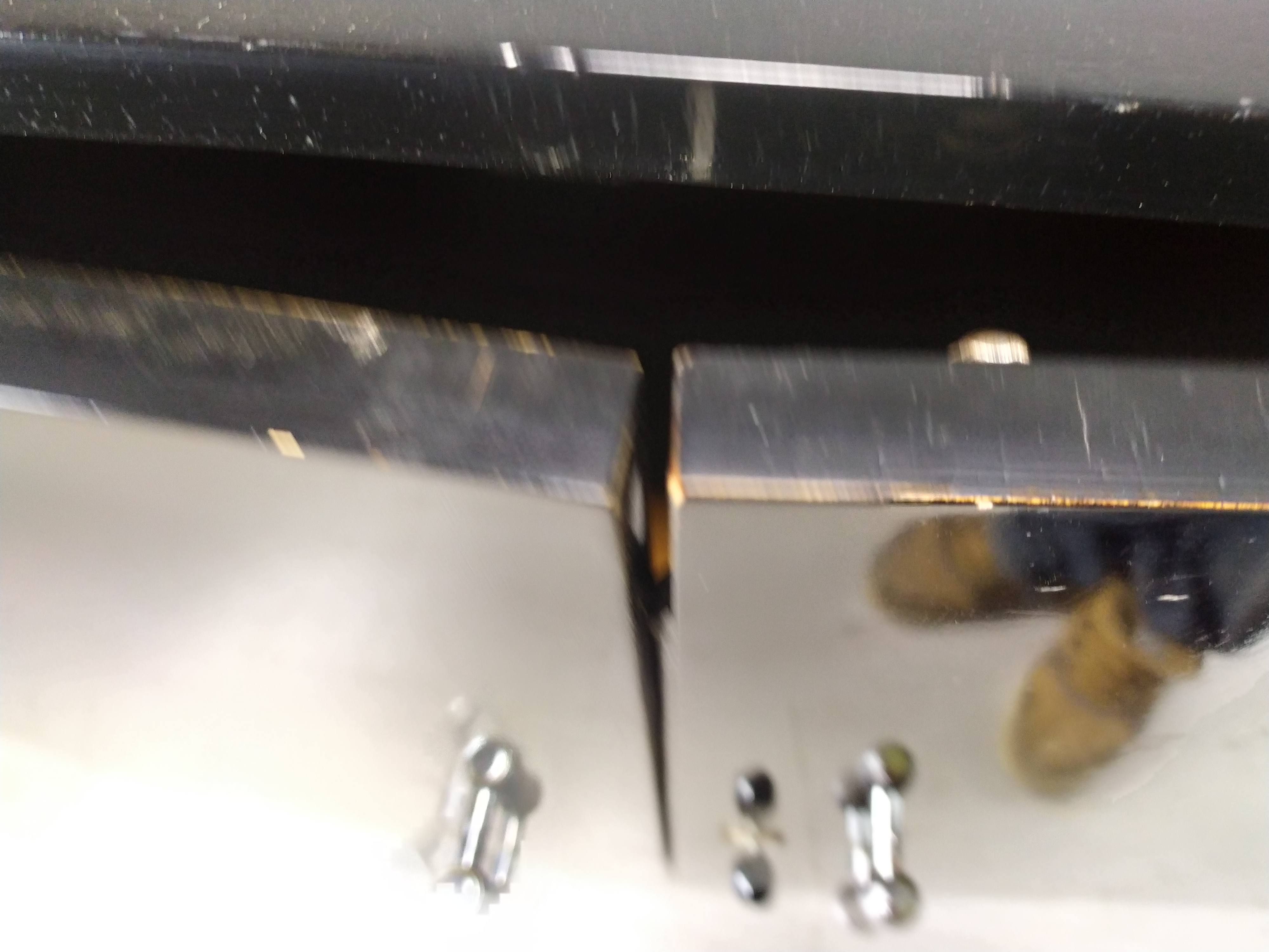 Modernist art deco black lacquered buffet