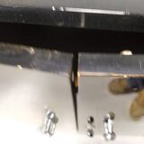 Modernist art deco black lacquered buffet