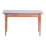 Original Mid-Century Walnut Folding Table, Made by Mier Topolcany, Czech, 1950s