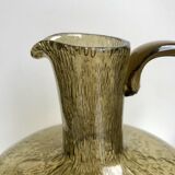 Glass decanter Biot 60s 70s