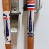 Paire de bâtons de ski vintage en bambou VM Staven - Lot 2